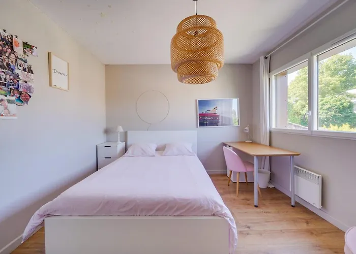Beautiful House In With Pool & Parking Gæstehus Le Bouscat
